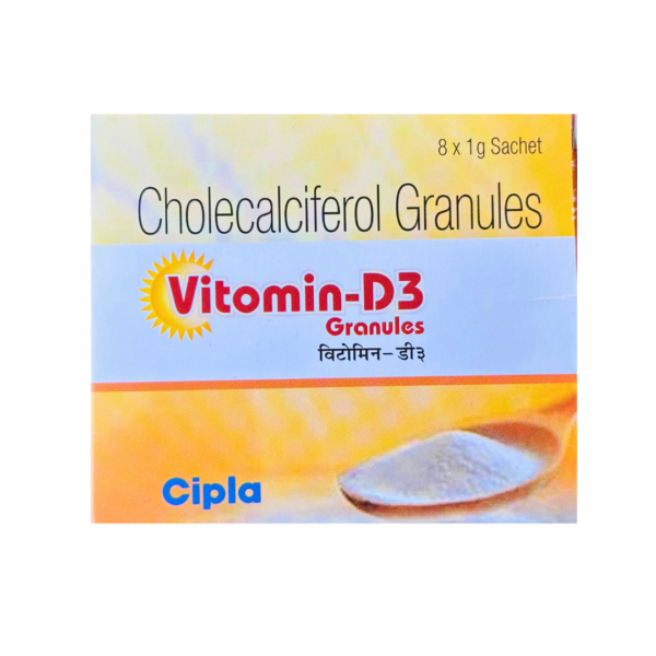 VITAMIN -D3 | by cipla  | 8 * 1g sachet