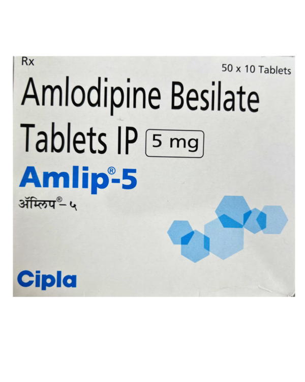 Amlip 5 (Cipla) – 10 Tablets