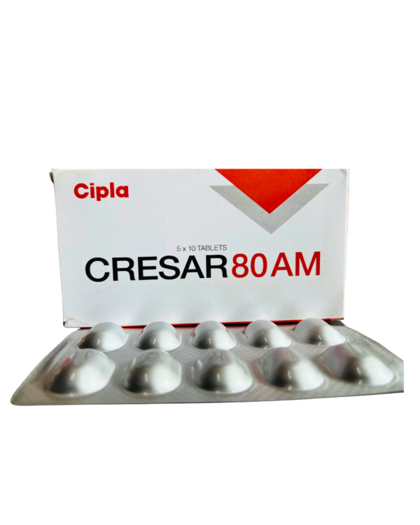 Cresar 80 AM (Cipla) – 10 Tablets