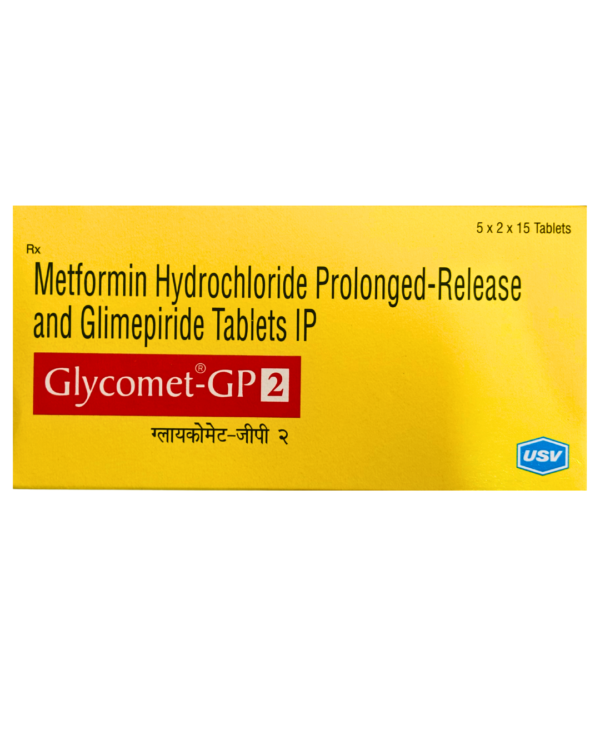 Glycomet-GP 2 | By USV | 15 Tablets