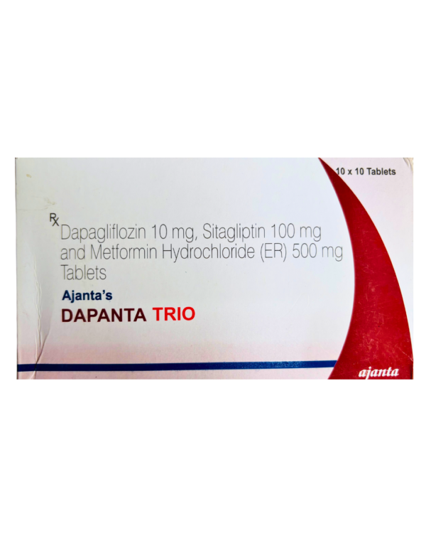 Dapanta Trio | By Ajanta Pharma | 10 Tablets