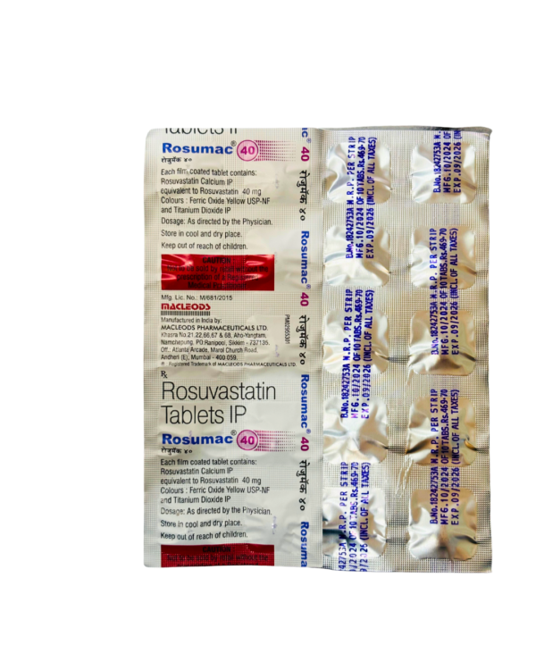 Rosumac 40 (Macleods) – 10 Tablets