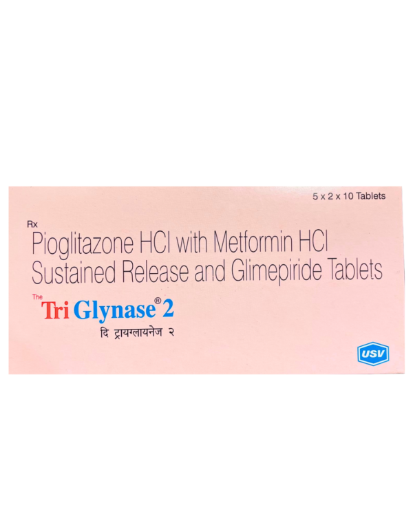 Tri Glynase 2 | By USV | 10 Tablets