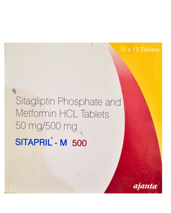 Sitapril M 500 | By Ajanta | 15 Tablets