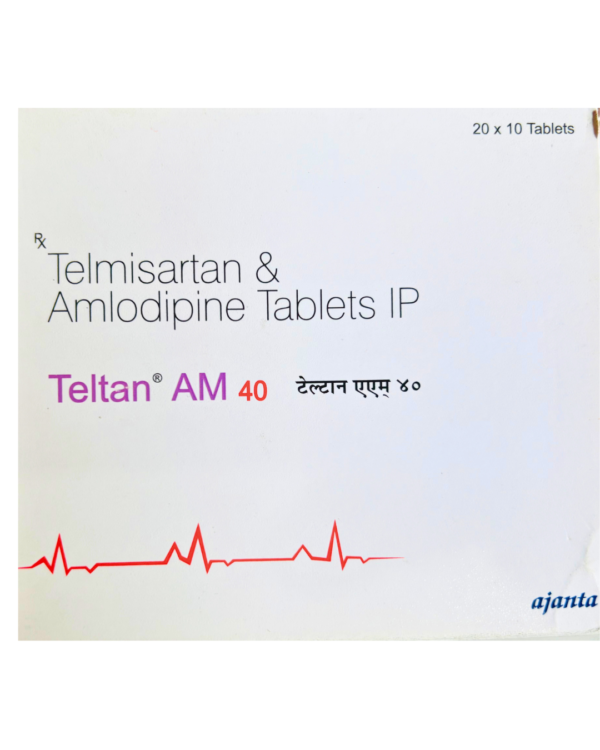 Telma-AM 40 (Ajanta) – 10 Tablets