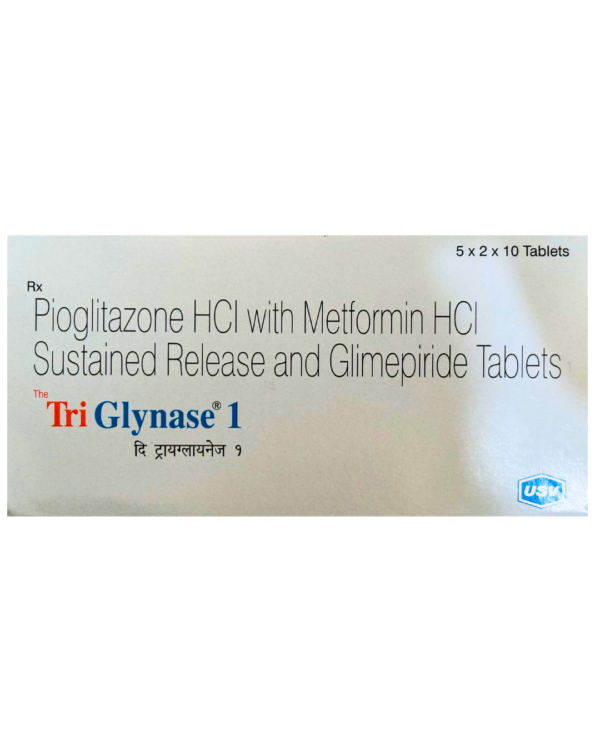 Triglynase 1 | By USV | 10 Tablets