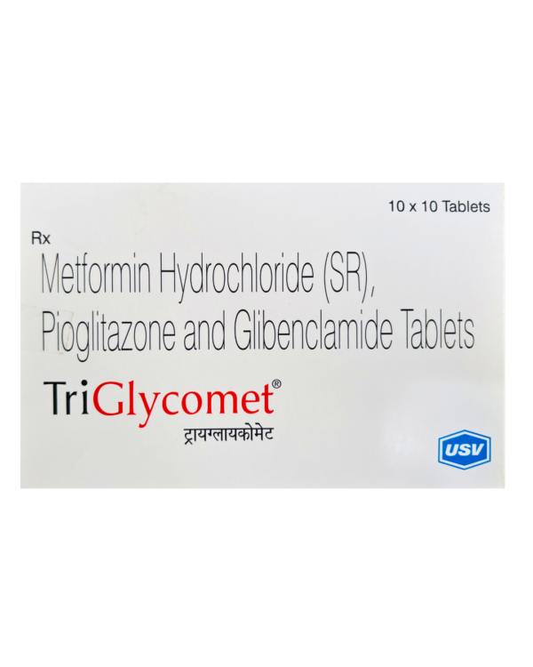 Triglycomet | By USV | 10 Tablets